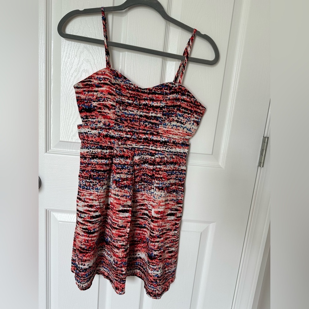 Material Girl Multicolor High Low Dress